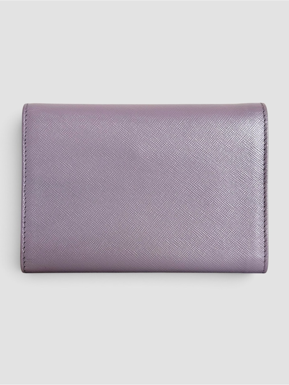 Prada Purple Leather Compact Wallet - Picture 2 of 13